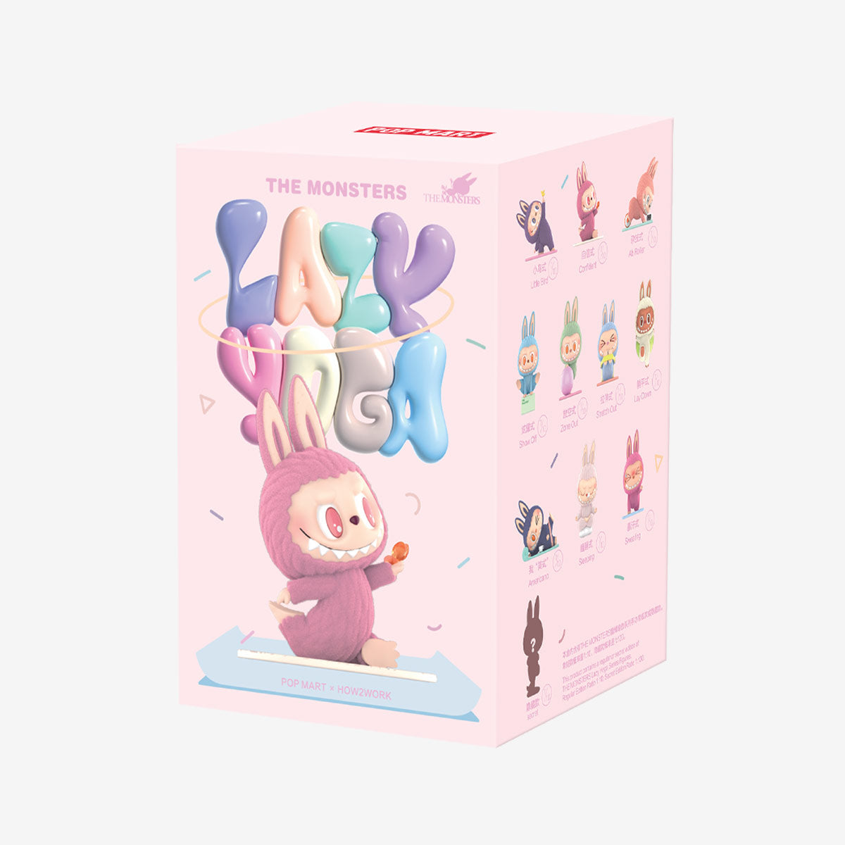 Labubu The Monsters - Figurines Lazy Yoga