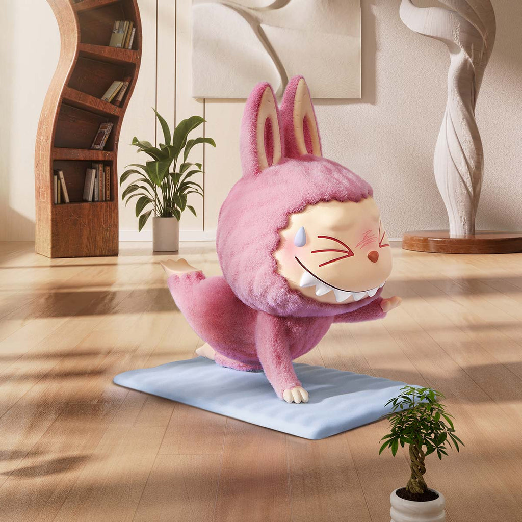 Labubu The Monsters - Figurines Lazy Yoga