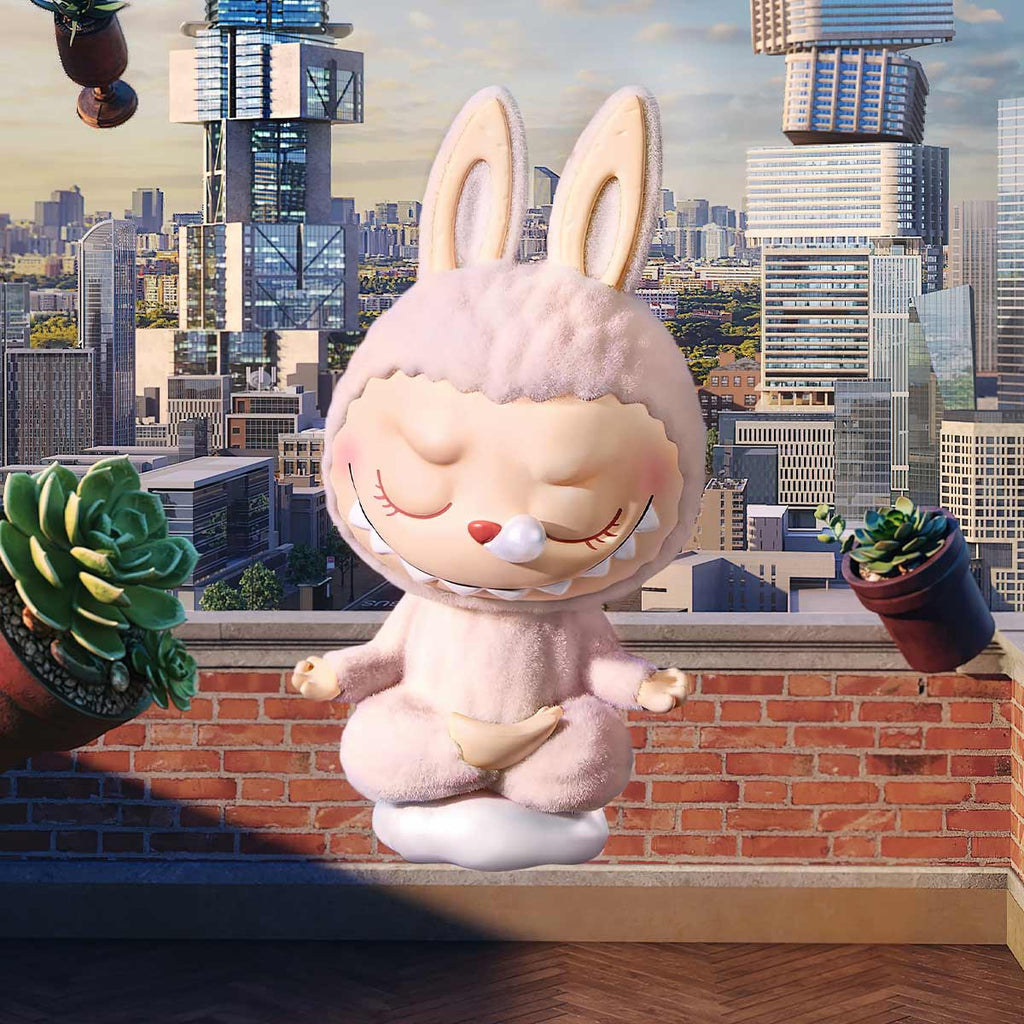 Labubu The Monsters - Figurines Lazy Yoga
