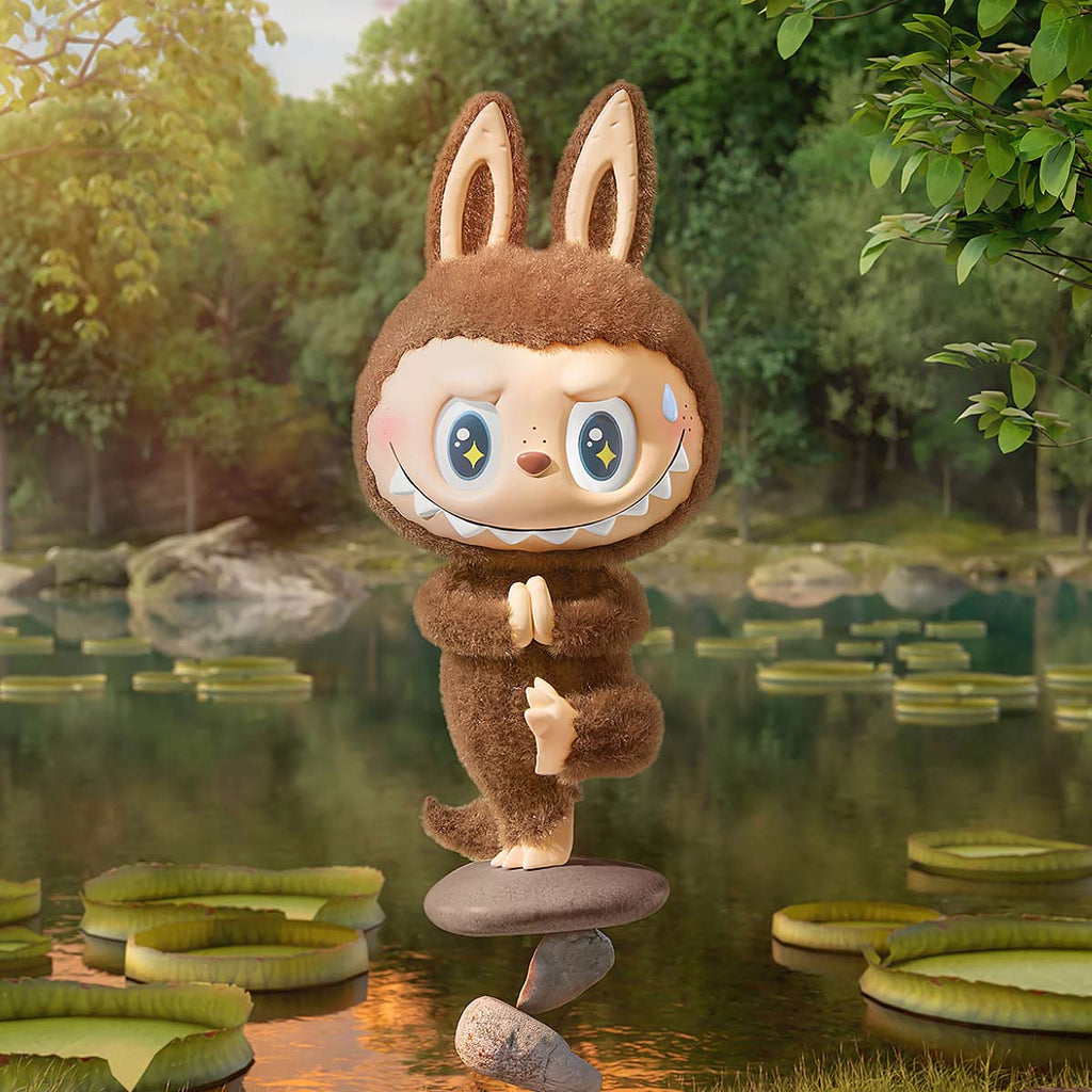 Labubu The Monsters - Figurines Lazy Yoga