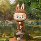 Labubu The Monsters - Figurines Lazy Yoga