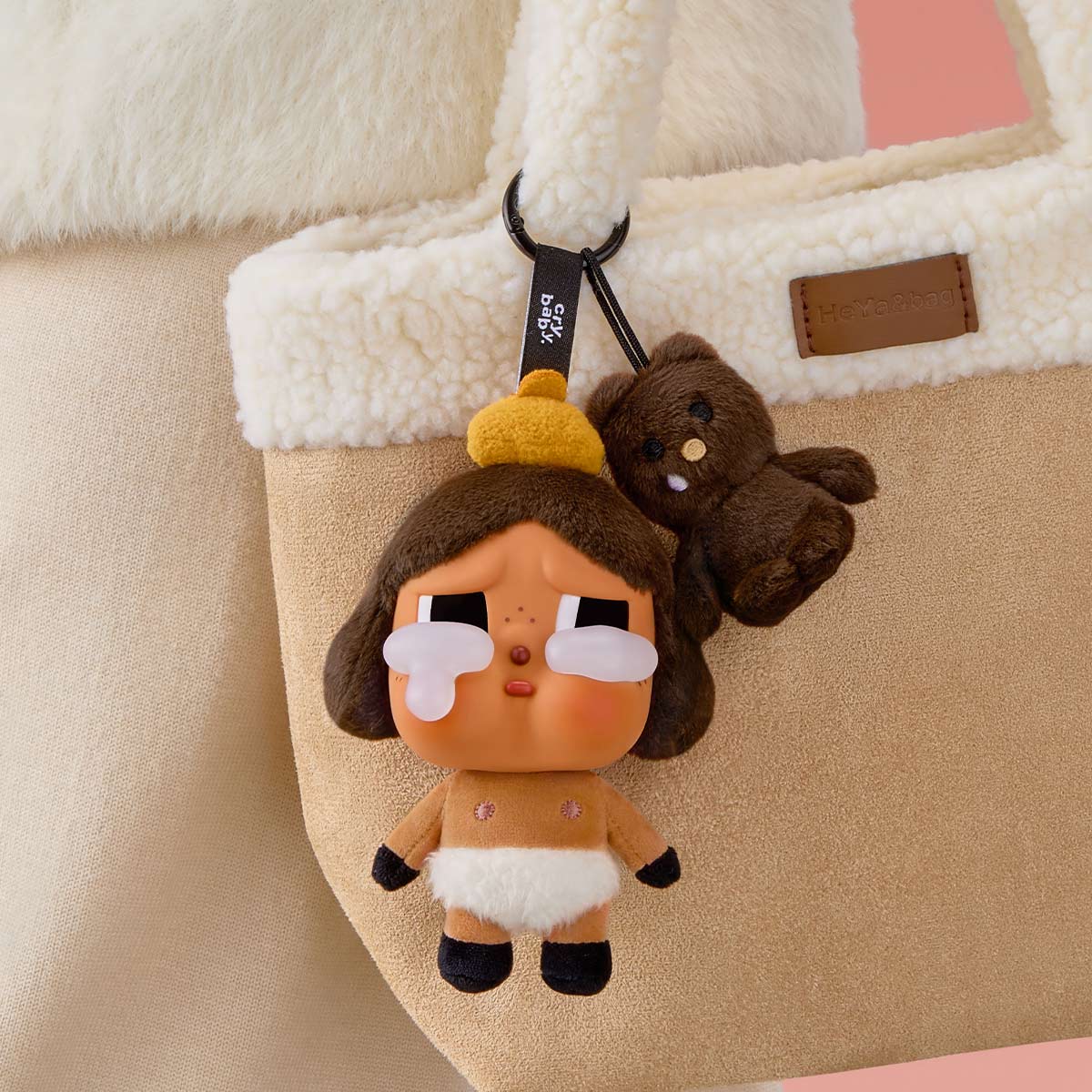 Cry Baby - Porte-clé Crying Again Vinyl Face Plush