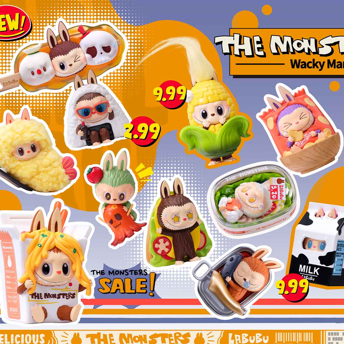 Labubu The Monsters - Figurines Wacky Mart