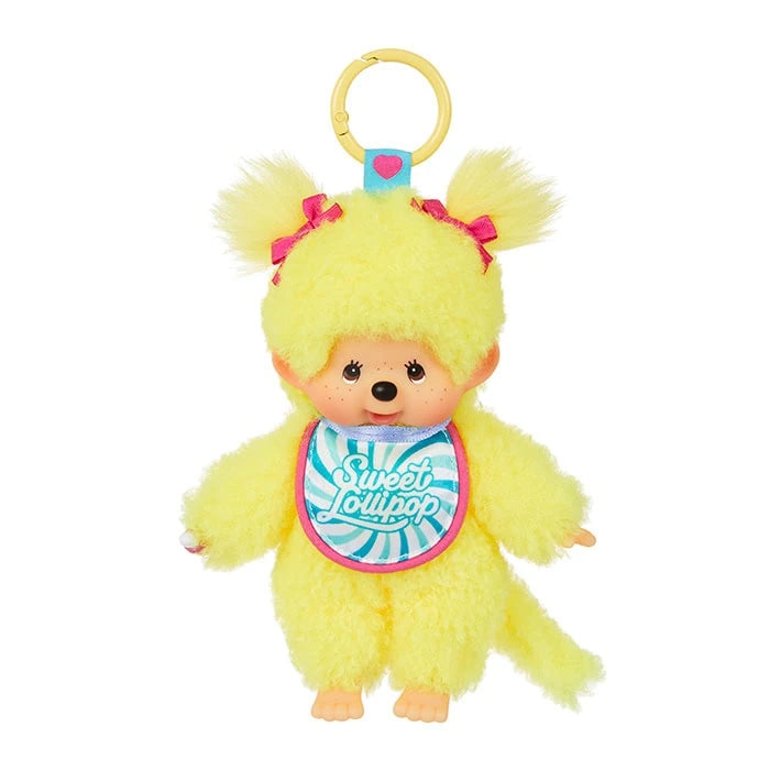 Monchhichi - Pendentif Sweet Lollipop Girl Yellow