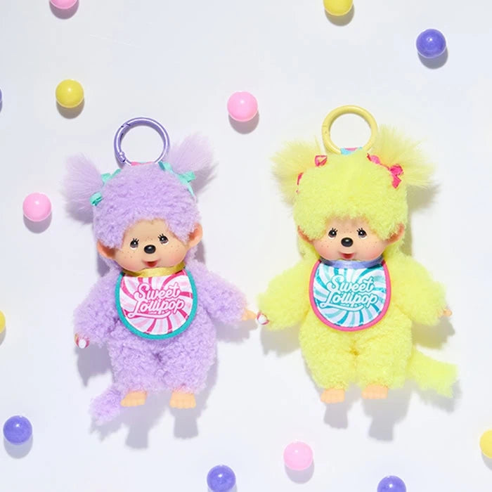 Monchhichi - Pendentif Sweet Lollipop Girl Purple